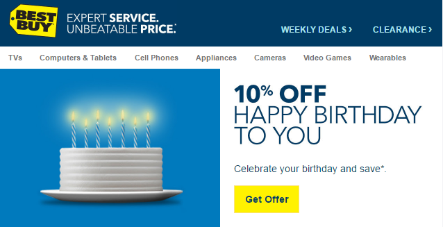 What Can You Buy With A 10 Off Best Buy Birthday Coupon